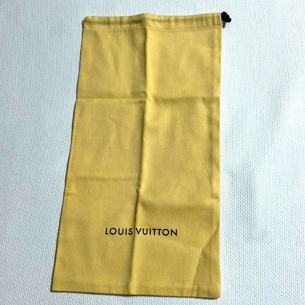COPY - COPY - Louis Vuitton Drawstring Travel Dust Bag approximately 8”x15”